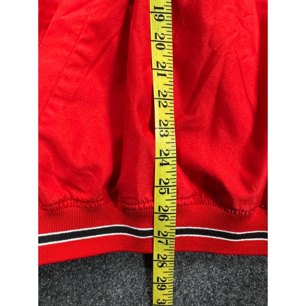 Nebraska Cornhuskers Windbreaker Pullover Jacket Red Spellout 2XL XXL Huskers - Picture 8 of 8